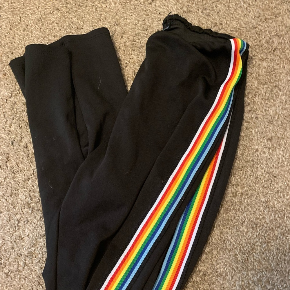 Women’s Rainbow Striped Streetwear Pants